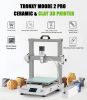 Tronxy Moore 2 Pro Ceramic&Clay 3d printer 3.5 Inch Touch Sreen 255mm*255mm*260mm with Feeding system electric putter