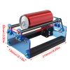 3D Printer CNC Laser Engraving Machine Y-axis Rotary Roller Engraving Module With Motor for Engraving Cylindrical Objects Cans