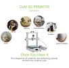 Tronxy Moore 2 Pro Ceramic&Clay 3d printer 3.5 Inch Touch Sreen 255mm*255mm*260mm with Feeding system electric putter