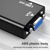 HW-2201 HDMI to VGA converter with audio power supply convex head computer connection display HDMI to VGA cable
