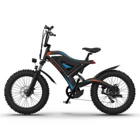 AOSTIRMOTOR Electric Bicycle 500W Motor 26" Fat Tire With 48V/15Ah Li-Battery S18-MINI New style (Color: as picture)