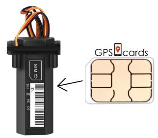 Sim Card for Ebike Tracker 311B: Wireless Communication & ACC Alarm (Default: Default)