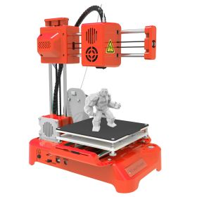Easythreed 3D Printer K7 MIni Easy To Use One-click Printing Mainboard With Magnetic Build Platform Desktop Printer Impresora 3d (Operation Mode: TF Card Offline, Color: K7-Orange)
