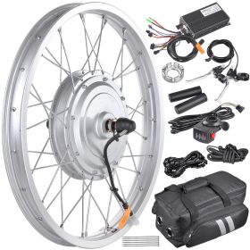 36V750W Ebike Electric Bicycle Conversion Kit-Front Hub Motor 20 (Color: as picture)