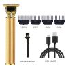 Electric Hair Clipper Cordless Hair Trimmer Set For Hair Cutting; Professional Trimmer USB Rechargeable