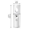 Mini Facial Steamer; Portable Handheld USB Facial Humidifier; Steamer Hydrating Beauty Device For Face Hydrating; Skin Care; Makeup