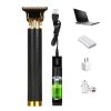 T9 Hair Clipper Electric Clipper Razor Hair Clipper; Professional Barber Clippers For Hair Cutting; Upgrade Cordless Hair Trimmer With Apron; Scissors
