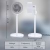 Simple Deluxe 3 Modes Standing Fans Ocillation 70¬∞ Circulating Stand Fan