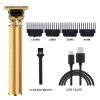 Electric Hair Clipper Cordless Hair Trimmer Set For Hair Cutting; Professional Trimmer USB Rechargeable