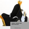 Spring Summer Autumn Fly Weaving Mesh Casual Sneakers Men Lightweight High-top Flat Round Toe Ankle Boots Trend Breathable Black