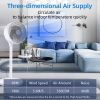 Simple Deluxe 3 Modes Standing Fans Ocillation 70¬∞ Circulating Stand Fan